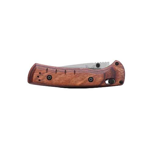 Benchmade Slipridge Clip Point / Magnacut / Dark Brown Wood 15090