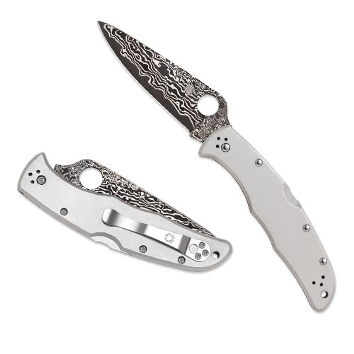 SPYDERCO Endura 4 TI Damascus C10TIPD