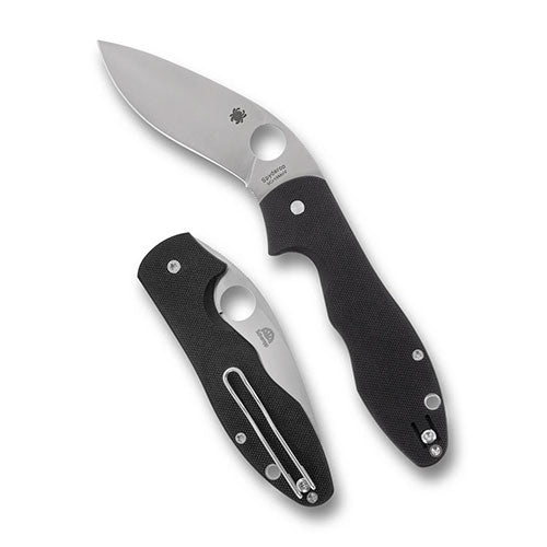 Spyderco C276GP Retract Black G10 Plainedge