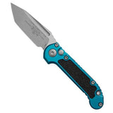 Microtech 1136-10BL L.U.D.T. T/E Gen III Blue Stonewash Automatic Knife
