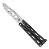 Bear & Son Cutlery 113BTR 4" Black Butterfly Trainer