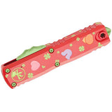 Microtech 12314-1SPDS UTX-85 Gen IV  Standard St. Patricks Day OTF Knife
