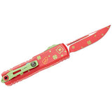 Microtech 12314-1SPDS UTX-85 Gen IV  Standard St. Patricks Day OTF Knife
