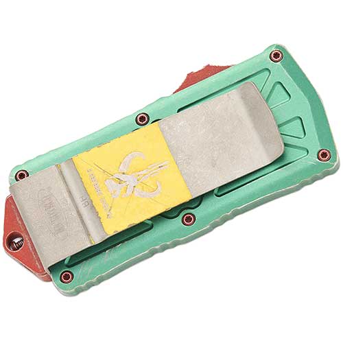 Microtech 158-10BH Exocet Bounty Hunter T/E Apocalyptic OTF Knife with Money Clip