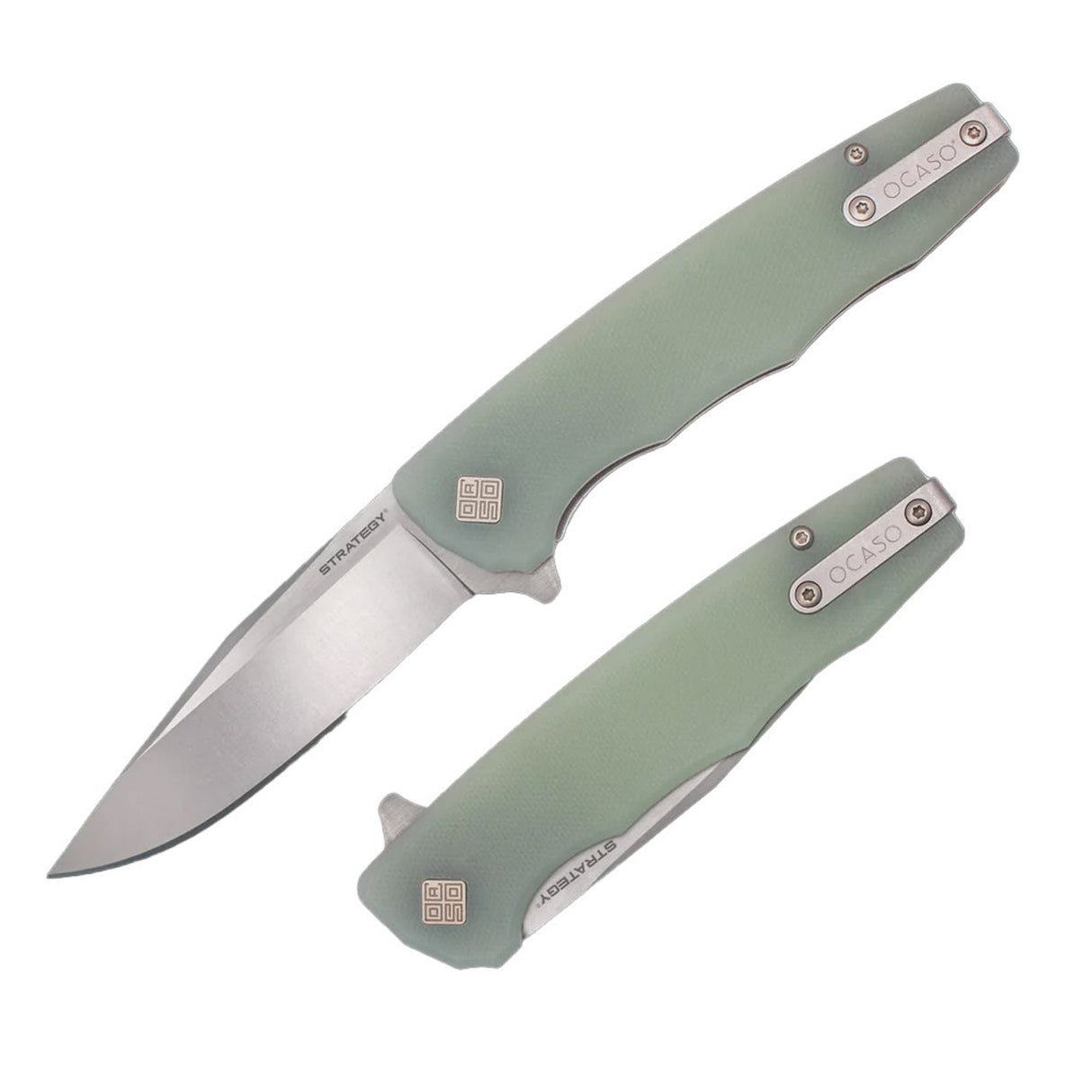 Ocaso Knives The Strategy 29JGD - Jade G-10 + Satin