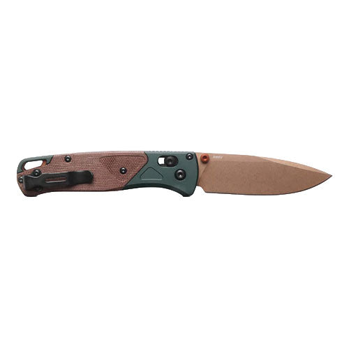 Benchmade Bugout Taiga Green Micarta / Aluminum S90V 535FE-2602