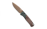 Benchmade Bugout Taiga Green Micarta / Aluminum S90V 535FE-2602