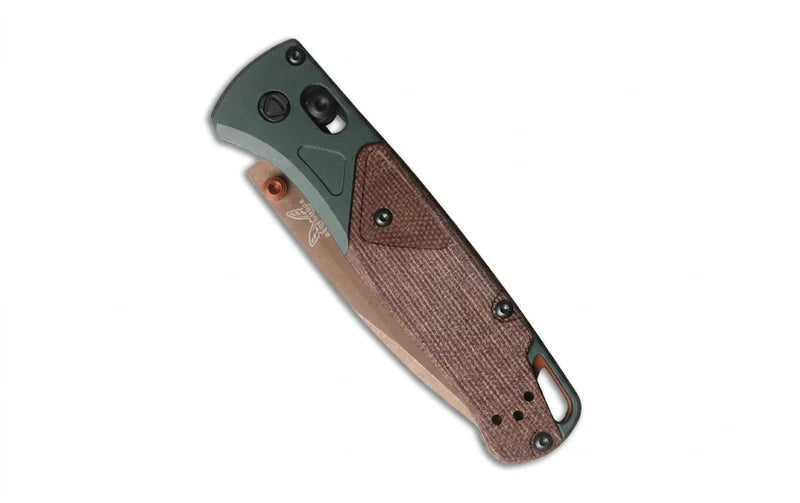Benchmade Bugout Taiga Green Micarta / Aluminum S90V 535FE-2602