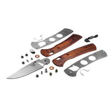 Benchmade Slipridge Clip Point / Magnacut / Dark Brown Wood 15090