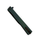 Ocaso Knives BSAAGWB Solstice - Wharncliffe Black Blade & Antique Green Titanium Handle