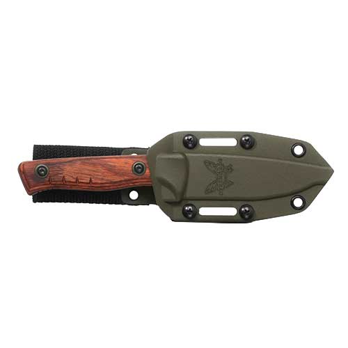 Benchmade Slipridge Fixed Dark Brown Wood / Magnacut 15650