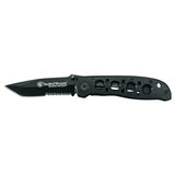 Smith & Wesson Extreme Ops CK5TBS Liner Lock Serrated Folding Knife with Tanto Blade