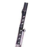 Microtech Halo IV T/E Mafione Select Stonewash Finish Hardcoat Anodized Alloy Double Vapor Blast Stainless 1151-10MS1