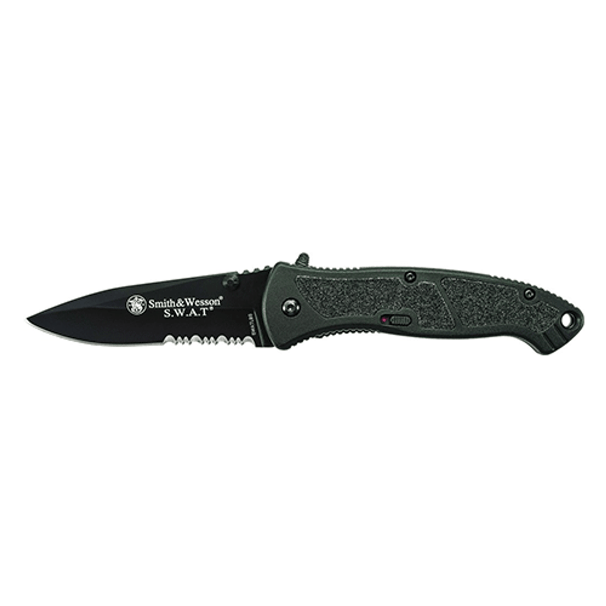 Smith & Wesson Large Serrated S.W.A.T. M.A.G.I.C. Assisted Opening Knife SWATLBS