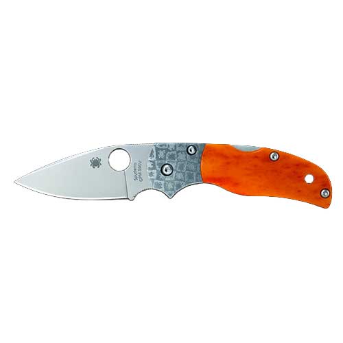 Spyderco C41BA50TH Native 5 50th Anniversary Amber Bone Sprint Run