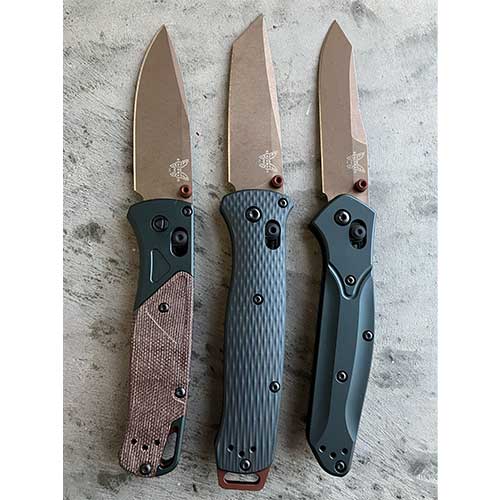 Benchmade Bugout Taiga Green Micarta / Aluminum S90V 535FE-2602