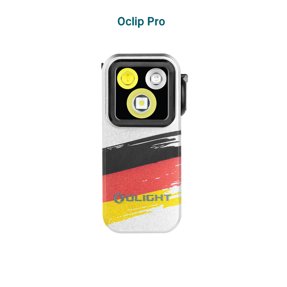Olight Oclip Pro / Bundes Flagge