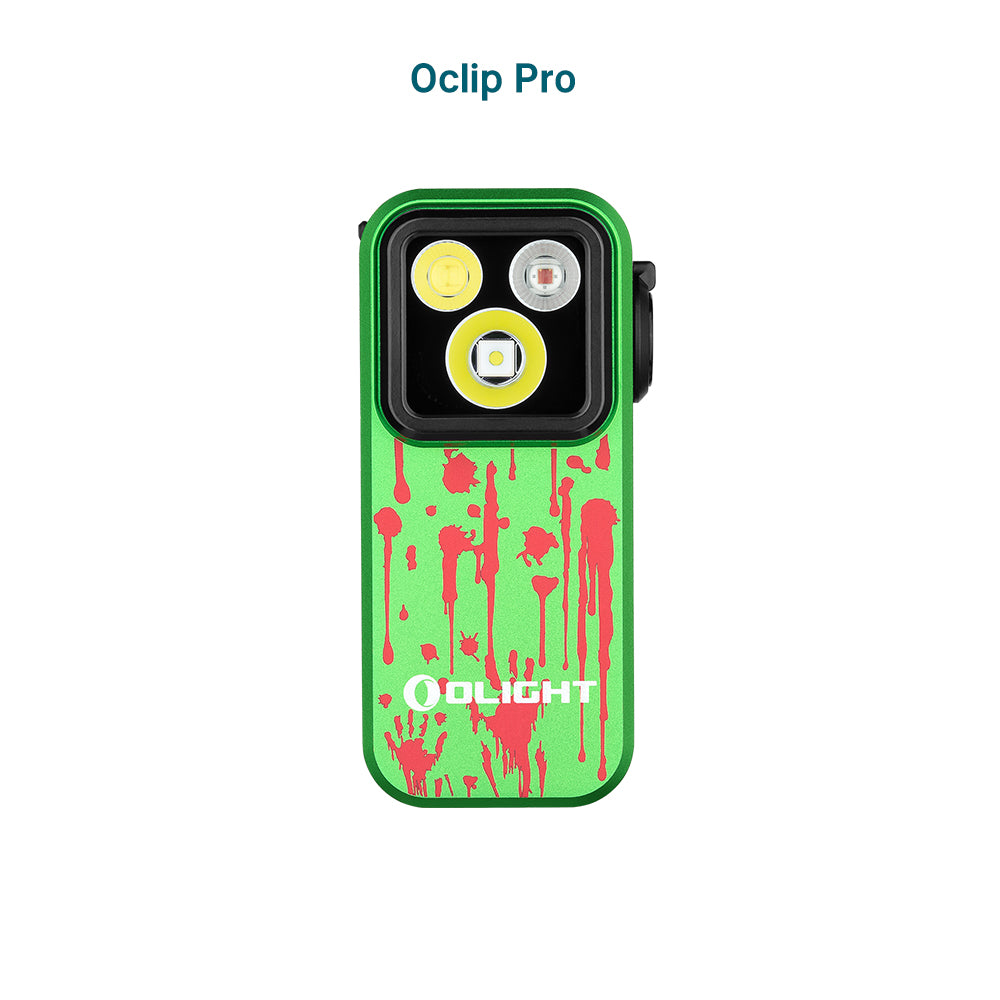 Olight Oclip Pro Zombie Green